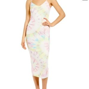 Amina Tie Dye Slip Dress